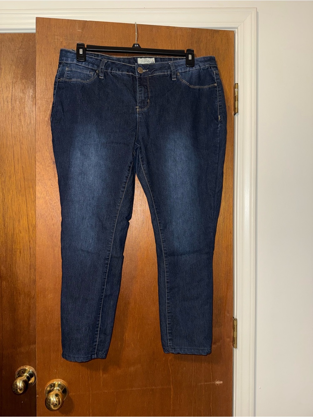 🐠 Royalty For Me Dark Blue Skinny Jeans